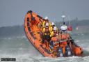 Cowes RNLI in action on a previous occasion.