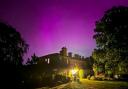 Northern Lights over Albert Cottage in East Cowes.