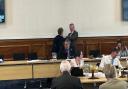 New chair and vice chair of the Isle of Wight Council.