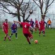AFC Wootton in action against Seaview earlier this season