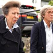 Princess Anne with Susie Sheldon, the Island's Lord-Lieutenant