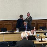 New chair and vice chair of the Isle of Wight Council.