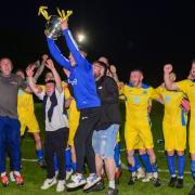 Celebrations, as Ventnor lift the cup