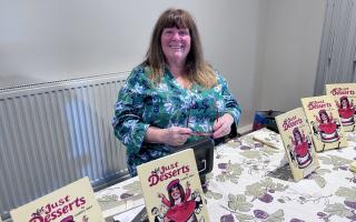 Cheryl May with her publication