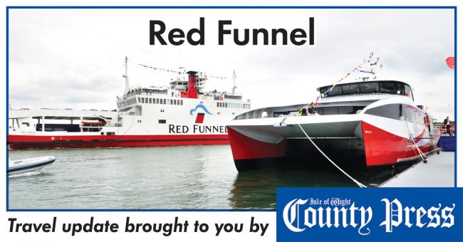 Red Funnel Cancels 9am From Southampton And 10 30am From East