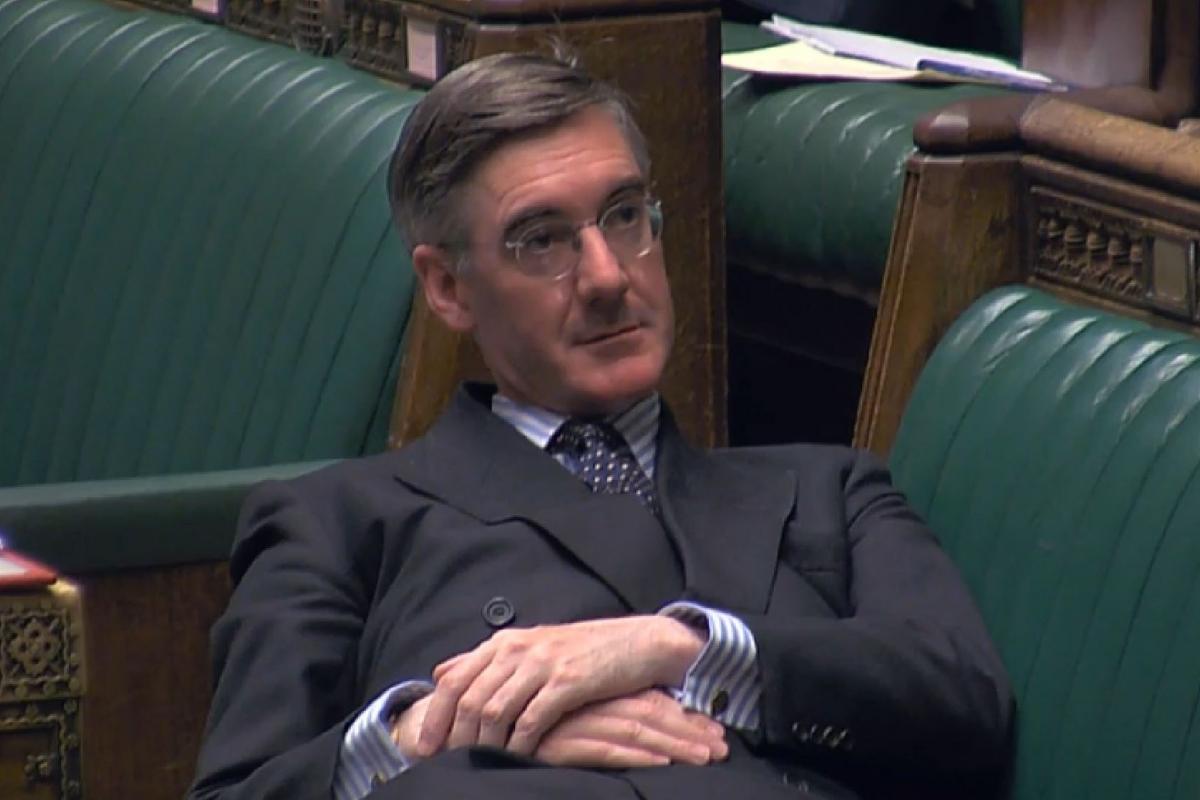 Jacob Rees-Mogg criticised for 'lying down' during key Brexit debate | Isle  of Wight County Press