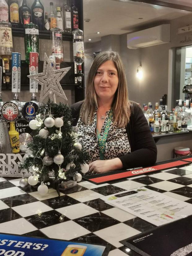Isle of Wight County Press: Amber Boon at her new restaurant.