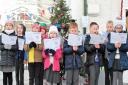 Dover Park Primary School Christmas carollers on Ryde Pier