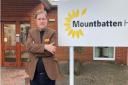 Nigel Hartley, CEO of Mountbatten, in front of the hospice.