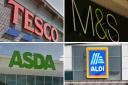 Aldi, Asda, Marks & Spencer, and Tesco have all issued food recalls and do not eat warnings