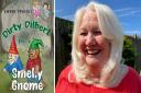 Dirty Dilbert the Smelly Gnome and author Cherril Prentice