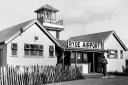 This is the reception and control tower of Ryde Airport in the 1930s at Westridge, roughly on the site of today’s Tesco.