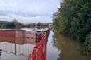 Simeon Rec flooded. Picture by Ken Oatley