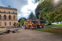 Firefighters at Osborne House.