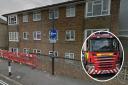 Residents were forced to evacuate a block of flats on Dudley Road.