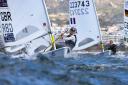 Arthur Farley in action in the EurILCA Senior Sailing Championships in Greece a few weeks ago.
