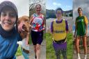 Some of the Isle of Wight runners taking on the London Marathon 2024.