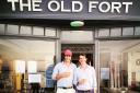 Will Simonds and Justin Evelegh, co-owners and proprietors of The Old Fort in Seaview