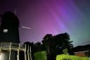 Faye Lindsell took this photo of the Northern Lights at Bursledon Windmill