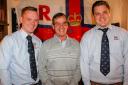 Two generations of Yarmouth RNLI crew (left to right): Alex, Stuart and Richard Pimm. Picture by Claire Woodrow.