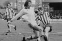 Ian Mellor, right, during his playing days with Brighton