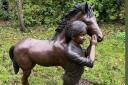 The statue stolen in Emery Down in April
