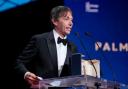Sean Baker accepts the Palme d’Or for the film Anora (Andreea Alexandru/Invision/AP)