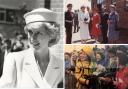Princess Diana during her visits to the Isle of Wight in the 1980s.