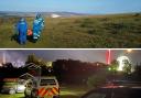Pictures from Saturday's incidents courtesy of Needles Coastguard Rescue Team and Ventnor Coastguard Rescue Team.