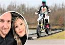 Isle of Wight couple Michael Whitham and Tahnee Attwood have got their first-ever entry into the British Supermoto series off to a rip-roaring start with both coming second in the opening round.
