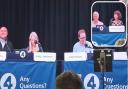 Picture of the Any Questions panel by Christopher Jackson.