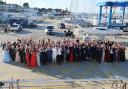Medina College's Year 11 students at their prom at Cowes Yacht Haven on the Isle of Wight. All pictures courtesy of the school.