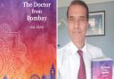 Gos Jilani with his debut novel, The Doctor from Bombay.