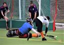 Carl Joyce was on target for the Isle of Wight Hockey Club seconds at Portsmouth on Saturday.