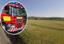 Island firefighters called to field fire near St Helens