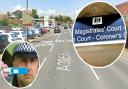 Cameron Goodman-Wright had a toddler in the front seat of his car while he was trying to evade the police on Brading Road in Ryde.