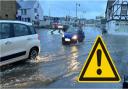 Flooding in East Cowes.