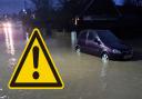 Flooding at Broadwood Lane, Gunville