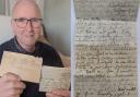 Peter McArthur found the letter under the floor, in a hotel in Scarborough.