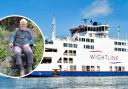 Terry Holt was asked to leave the Wightlink ferry.