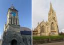 The Church of St John the Evangelist at Wroxall, and All Saints Church in Ryde