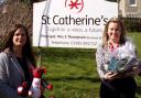 St Catherine's School's principal, Sarah Thompson, left, and fundraising lead, Tanya Smith