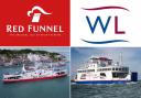 How can I claim compensation from Red Funnel and Wightlink ferries?