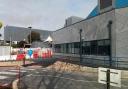 The new frontage for the children's emergency department.