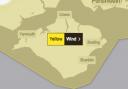 The Met Office has issued a warning for strong winds