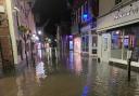 Flooded Cowes High Street