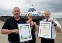 Hovertravel has secured gold in the Visit Isle of Wight and Visit Portsmouth Green Tourism Awards