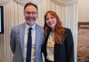 Richard Quigley MP with comedian and actress Diane Morgan.