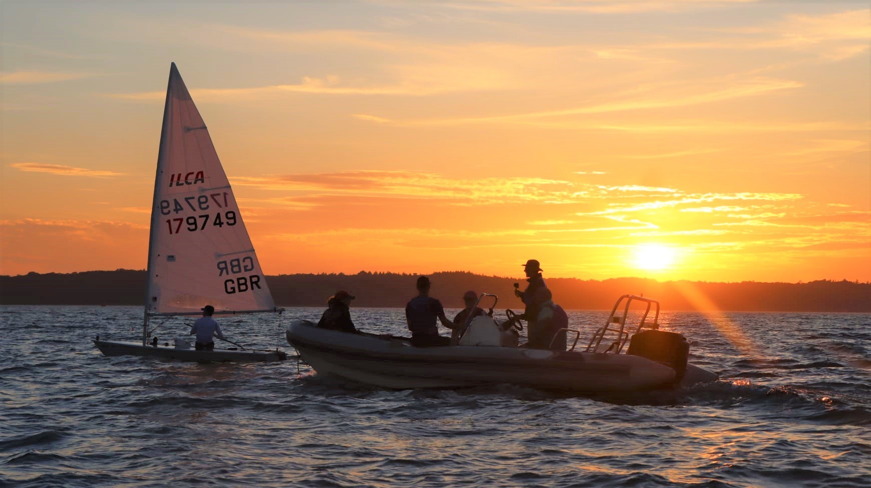 Harry Whites solo sailing world record attempt. Picture includes Alex Glover, Dan Braithwaite, Harry White, Paddy Lord, Thomas White and Eleanor Smith. 