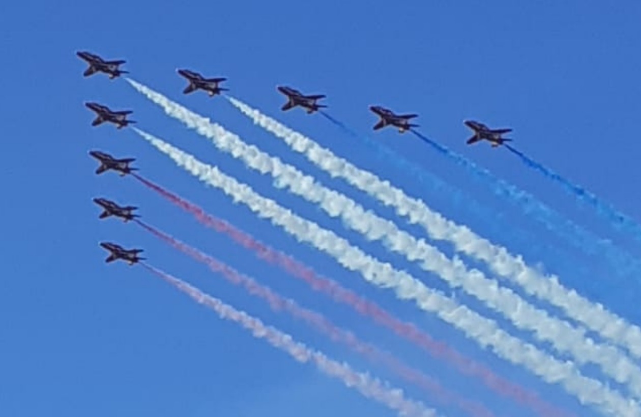 Red Arrows in action.